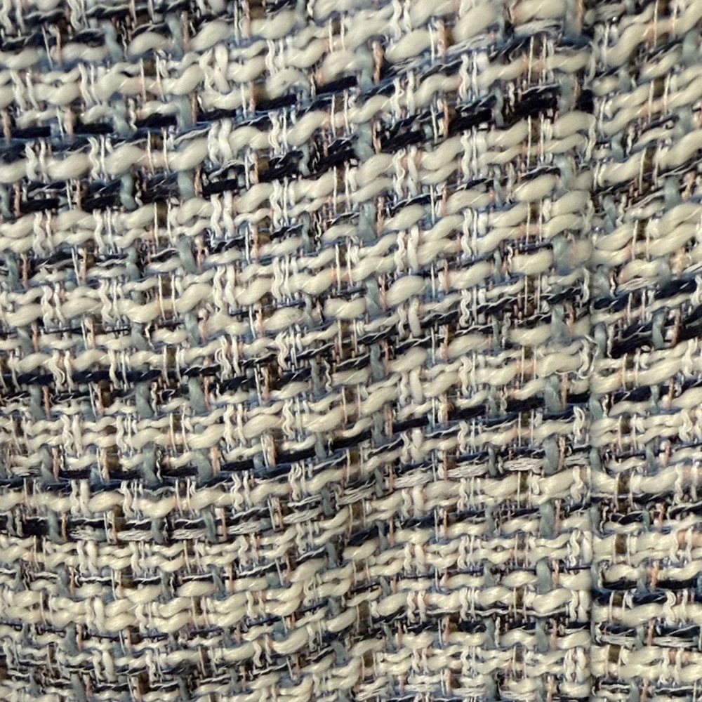 Ann Taylor Blue and White Tweed Pencil Skirt 14 NWT - Picture 3 of 4